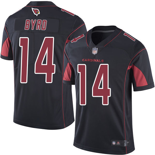 Arizona Cardinals Limited Black Men Damiere Byrd Jersey NFL Football #14 Rush Vapor Untouchable